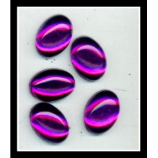 Purple Oval Flatback 